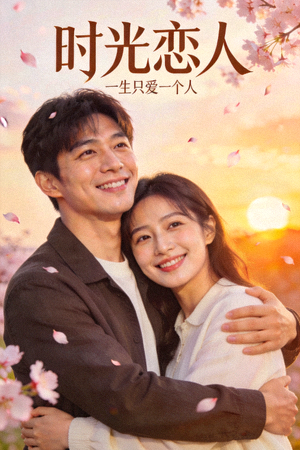 浪漫爱情剧《时光恋人》海报，温馨甜蜜氛围